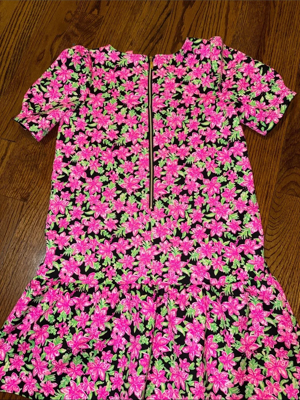 Lilly Pulitzer Chrishell Girls dress Onyx Lil Lilly Size Xl (12-14)